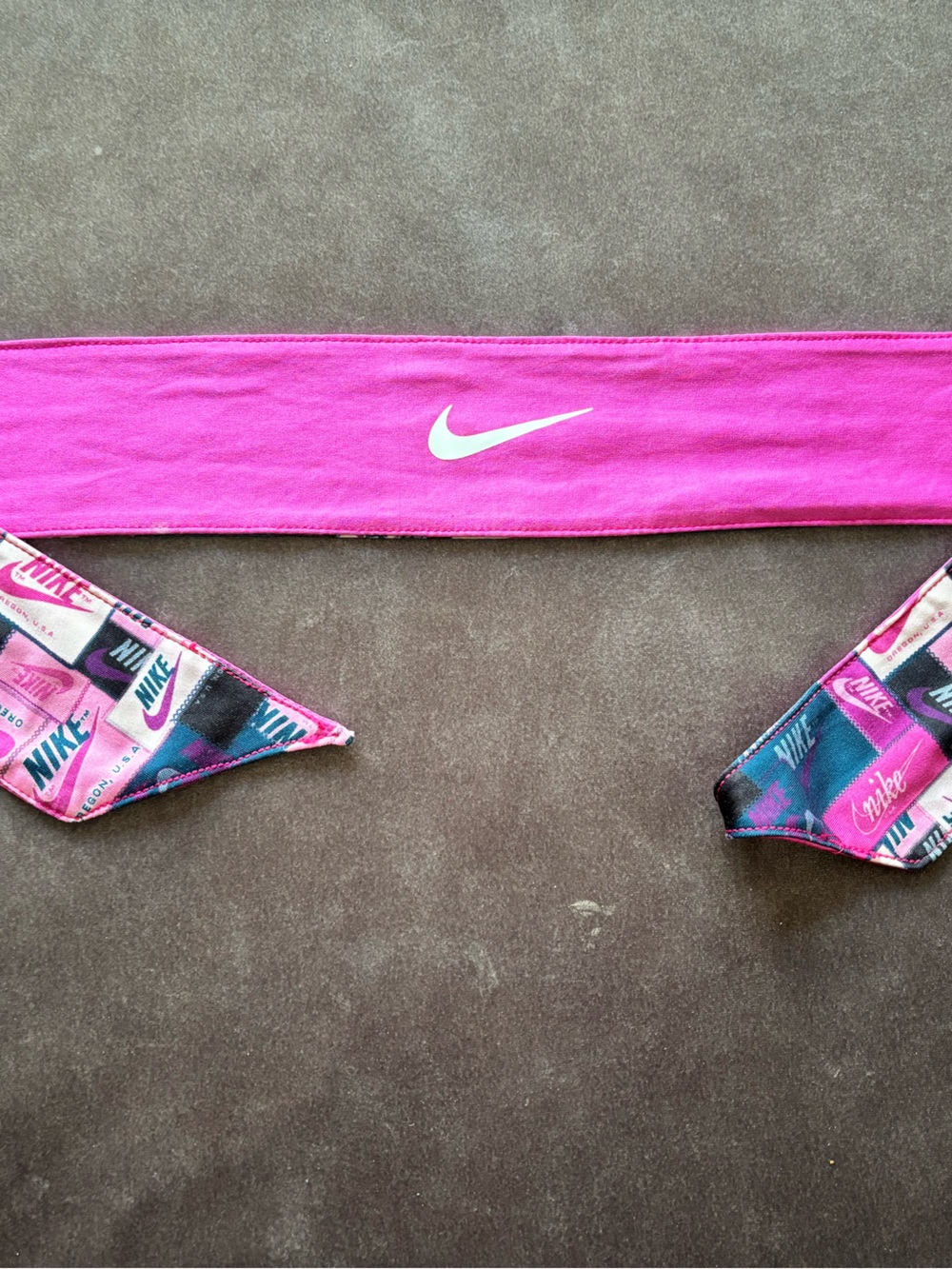 Nike Pink Logo Twilly Scarf Headband